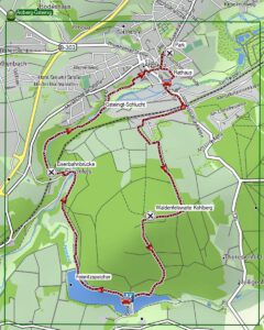 Geheimnisvolle Gräben, Schluchten und Klammen in Franken 32 karte arzberg gesteinigt