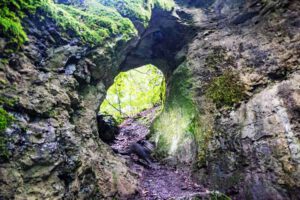 eingang zur geißlochhöhle münzinghof plech wanderung