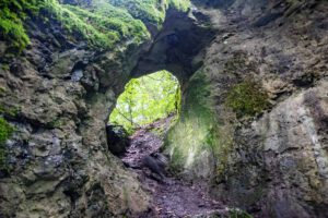 eingang zur geißhöhle münzinghof plech wanderung