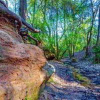 wandern schlucht klamm erlangen indianerschlucht erlangen franken