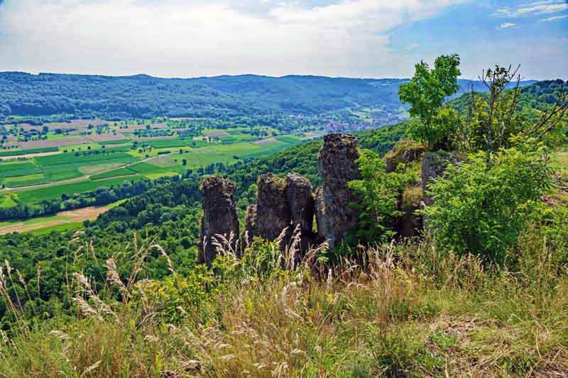 geotope oberfranken ehrenbürg walberla zwillingsfelsen