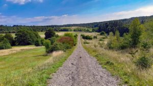 ehemaliger truppenübungsplatz brönnhof bei schweinfurt bayern wandern