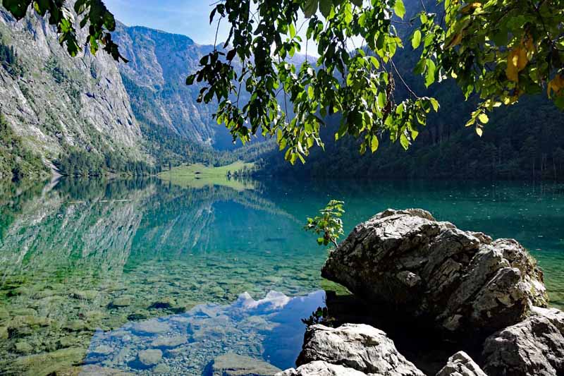 Die schönsten Geotope in Oberbayern 7 geotop koenigssee obersee