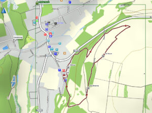 Wanderberge in der Oberpfalz - Teil 1 17 hohlweg deining karte