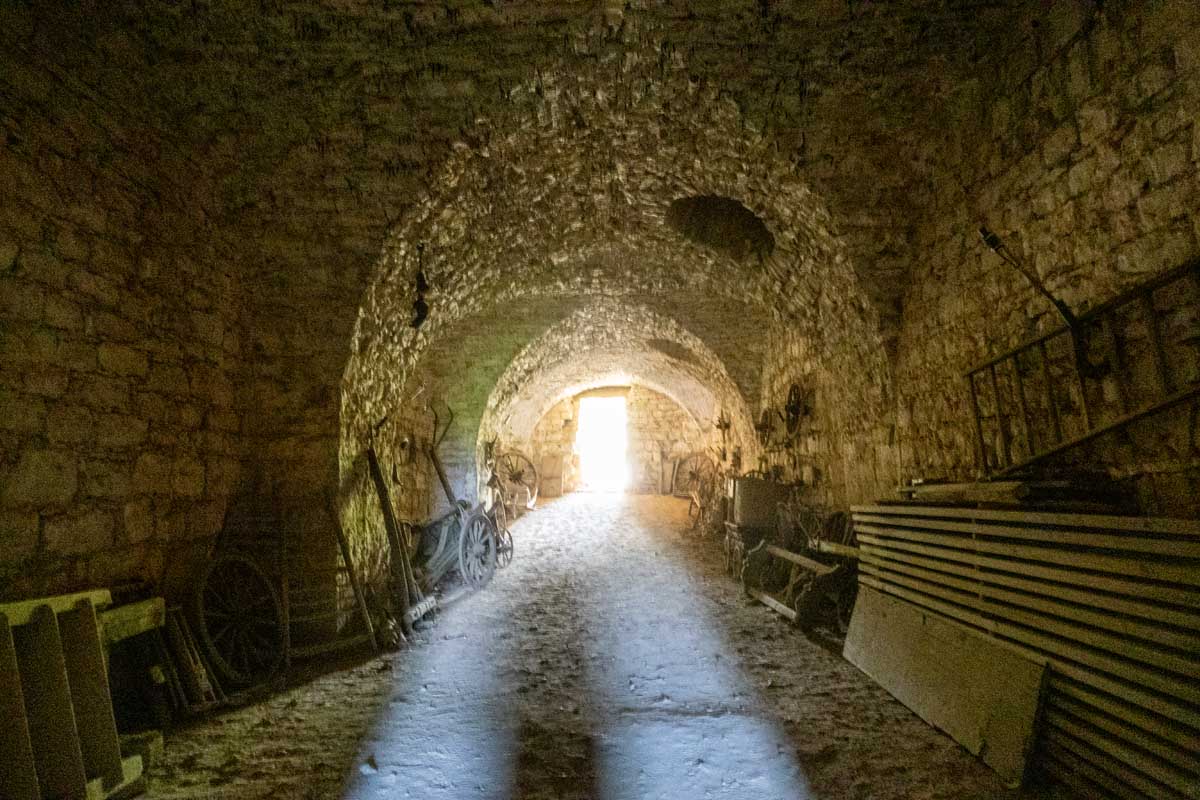 Festung Rothenberg 9 kasematten unterirdischer gang festung rothenberg