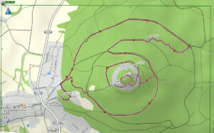 Wanderberge Oberpfalz - Teil 2 6 rauher kulm wanderkarte