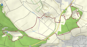 Geopark Nördlinger Ries 35 rundweg lindle karte