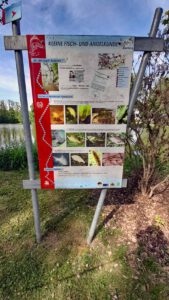 Abenberg - Wasser erleben Rundwanderweg 13 infotafel kleine angelkunde wasser erleben lehrpfad abenberg mittelfranken