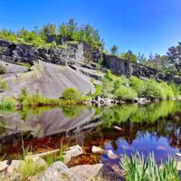 Weg des Granits in Flossenbürg 3 weg des granits burgweiher ruine burg flossenbürg oberpfalz