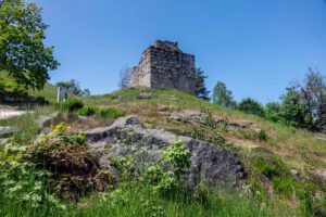 Weg des Granits in Flossenbürg 6 burg ruine flossenbürg oberpfalz ausflug wandern