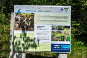 Weg des Granits in Flossenbürg 15 infotafel weg des granits wandern flossenbürg
