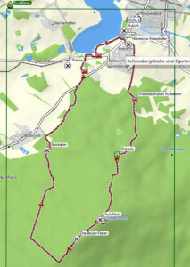 Rundweg 3: Rudolfstein und Drei-Brüder-Felsen 23 rundweg 3 rudolfstein fichtelgebirge karte