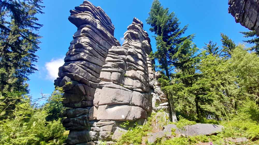 Rundweg 3: Rudolfstein und Drei-Brüder-Felsen 21 drei brüder felsen rudolfstein weißenstädter see wandern