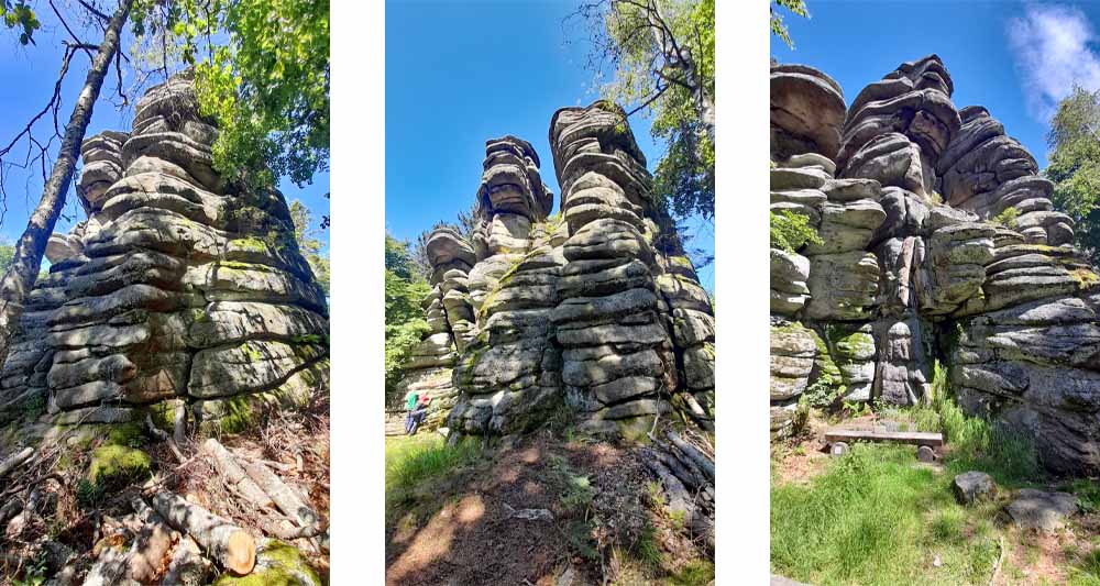 Rundweg 3: Rudolfstein und Drei-Brüder-Felsen 18 rudolfstein fichtelgebirge felsen gipfel granit wollsack matratzen