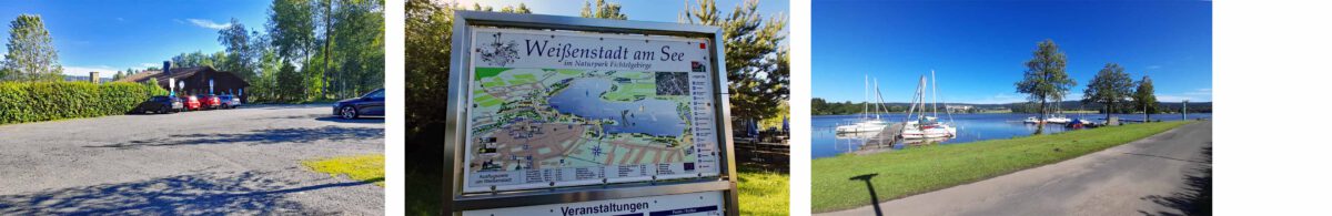 Rundweg 3: Rudolfstein und Drei-Brüder-Felsen 29 see parkplatz weißenstädter see weißenstadt fichtelgebirge oberfranken