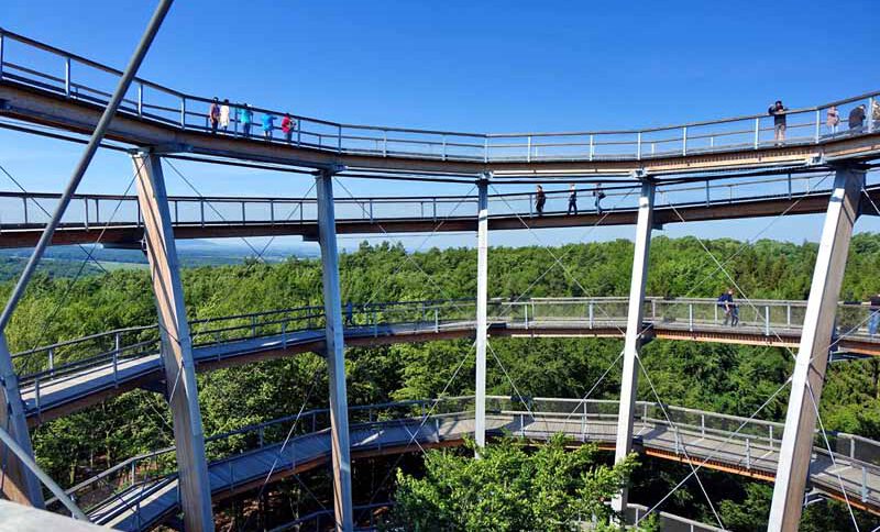 Baumwipfelpfad Steigerwald (Landkreis Bamberg) 2 baumwipfelpfad steigerwald franken bayern naturparks