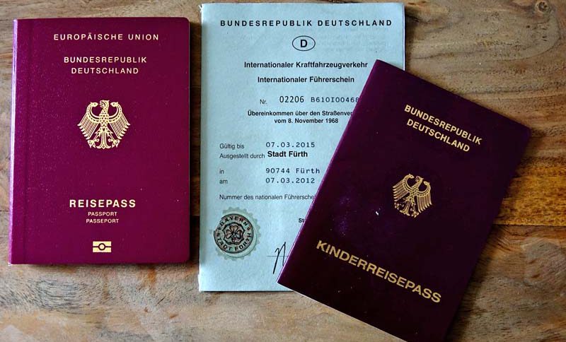 reise pass papiere unterlagen einreise urlaub kanada eta