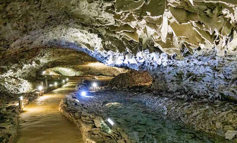 Barbarossahöhle - Kyffhäuser 2 schauhöhlen in deutschland tropfstein anhydrid barbarossa kyffhäuser