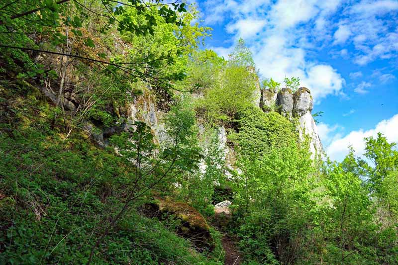 die schönsten geotope in oberfranken quackenschloss 