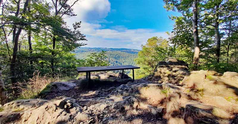 FRANKENWALD 8 könig david aussichtspunkt höllental