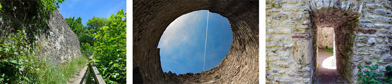 FRANKENWALD 14 burg ruine nordeck steinachtal steinbachklamm kulmbach