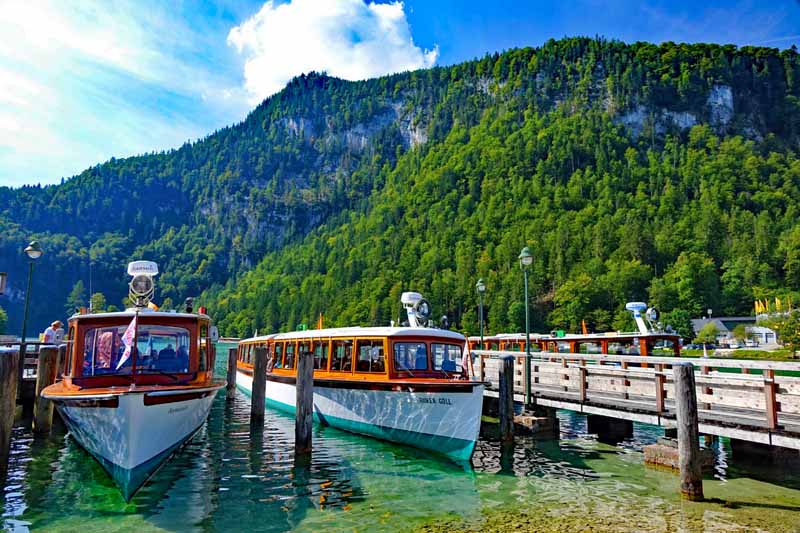 UMWELTFREUNDLICH REISEN 7 elektro boot schiff königssee anlegestelle kasse info
