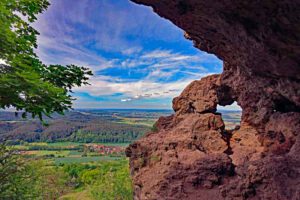 BURGRUINE ROTENHAN (Naturpark Haßberge) 19 wandern deutschland bayern wanderungen tipps