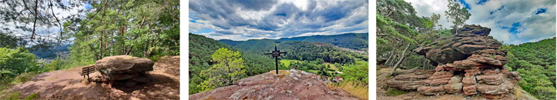 DAHNER FELSENLAND 25 wanderung hauenstein pfälzerwald nordvogesen schuhmuseum felsen