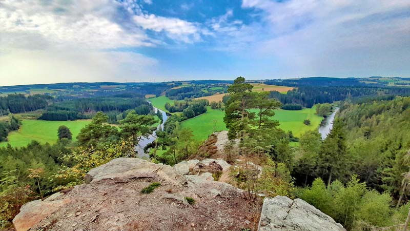 FrankenwaldSteigla Petersgrat 2 frankenwaldsteigla petersgrat joditz landkreis hof oberfranken wanderung