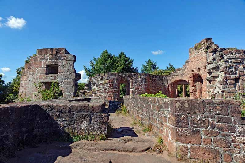 DAHNER FELSENLAND 18 burg neudahn wanderung tour dahner felsenland pfälzerwald