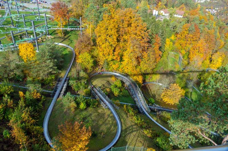 Von der Teufelshöhle zum Hasenloch - Rundwanderung um Pottenstein (Fränkische Schweiz) 6 pottenstein skywalk baumwipfelpfad fränkische schweiz