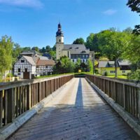 Grünes Band Tour 12 - An der Saale hellem Strande 11 grünes band thüringen bayern saale rudolfstein wandern