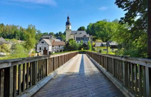 BOTANISCHER GARTEN HOF 23 grünes band thüringen bayern saale rudolfstein wandern