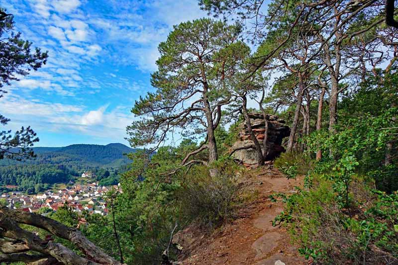 DAHNER FELSENLAND 33 dahn felsenland rheinland pfalz jungfernsprung wandern ausflug