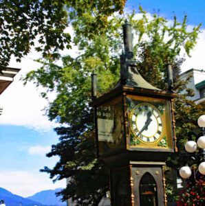 SIGHTSEEING TOUR 6 steam clock dampfuhr kanada vancouver