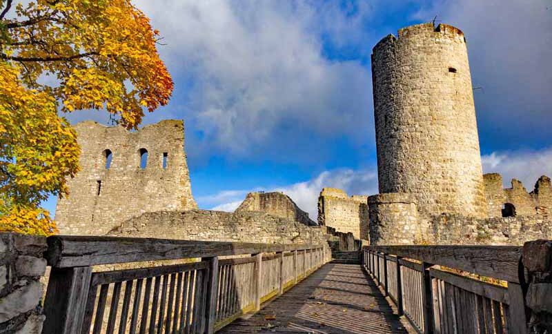 schlösser burgen ruinen oberpfalz bayern wolfstein neumarkt