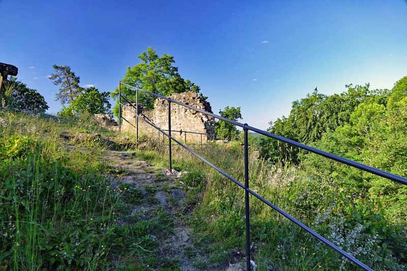 ruine raueneck burgenwinkel haßberge ebern