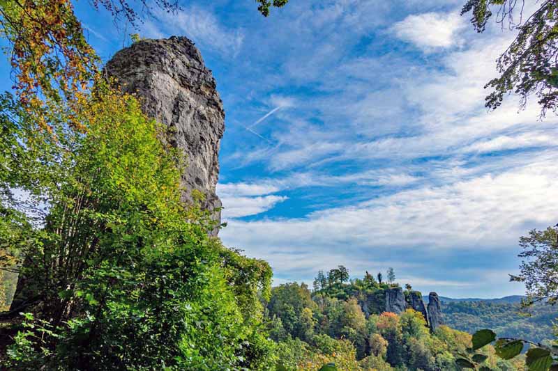 Rundwanderung durch das romantische Wiesenttal - Von der Streitburg zur Binghöhle (Fränkische Schweiz) 12 oberfranken fränkische schweiz geotope bayern wandern