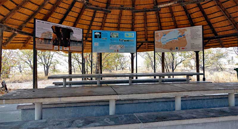 ETOSHA NATIONALPARK 20 info rastplatz etosha nationalpark namibia