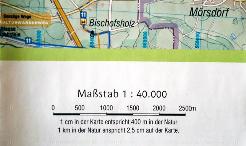 WELCHE INFORMATIONEN FINDET MAN AUF WANDERKARTEN? 7 wanderkarte infos entfernungen ermitteln maßstab