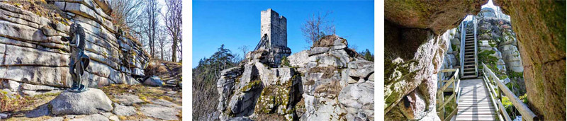 ausflug wandern ruine weißenstein steinwald tirschenreuth