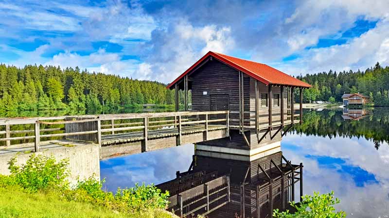 FICHTELGEBIRGE 16 fichtelgebirge wanderung fichtelsee platte fichtelberg bayern