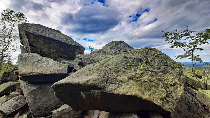 FICHTELGEBIRGE 9 blockhalde platte fichtelberg fichtelsee rundweg