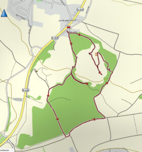 Geopark Nördlinger Ries 33 geotop lehrpfad lindle karte