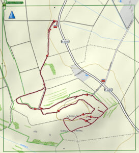 Geopark Nördlinger Ries 45 goldberg rundweg karte ries