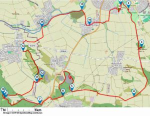 Geopark Nördlinger Ries 47 nördlinger ries schäferweg karte