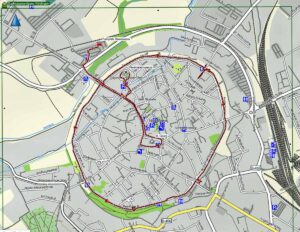 stadtmauer rundgang nördlingen karte
