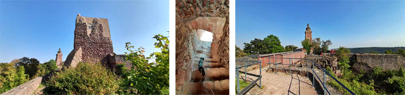 Kyffhäuser-Denkmal 9 barbarossaturm kyffhäuser denkmal burg ruine thüringen