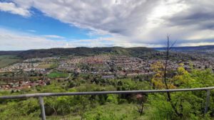 blick vom jenzig auf jena thüringen