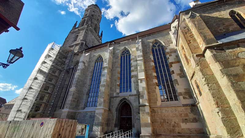 Nördlingen Stadtmauer-Rundgang 24 st georg kirche nördlingen altstad daniel turm